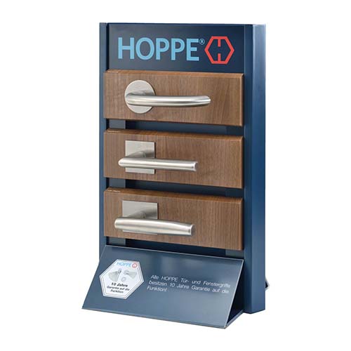 Hoppe-Thekendisplay Werbeform PoS